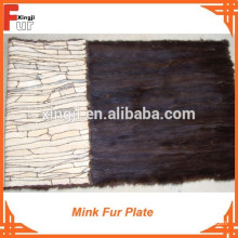 Top Quality Mink Fur Plate